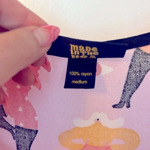 Nooworks Naomi Pink Midi Dress with Colorful Print - Picture 5 of 5